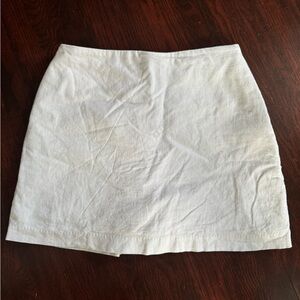 Abercrombie white mini skirt